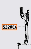 دعامة قفل كبوت - 5320806050